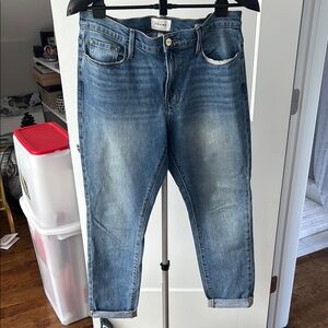 Frame Denim Blue Boyfriend Jeans Relaxed Fit